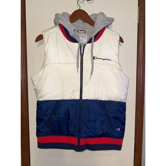 Champion Women’s Stadium Puffer Vest Size Medium - Picture 3 of 14